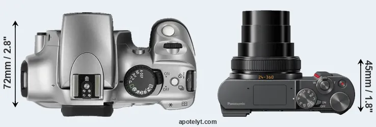 Compare Rebel versus ZS200 top