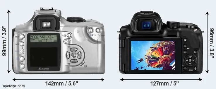 Comparison Rebel or NX30 rear