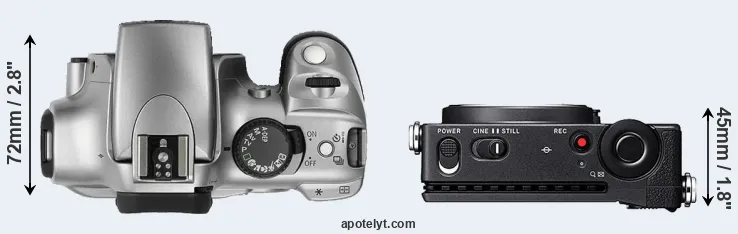 Compare Rebel versus fp top