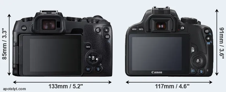 Comparison RP or SL1 rear