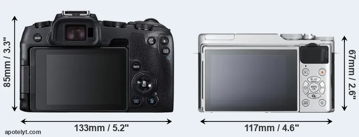 Comparison RP or X-A10 rear