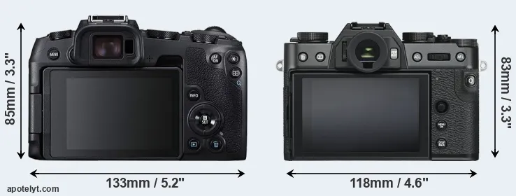 Comparison RP or X-T30 rear