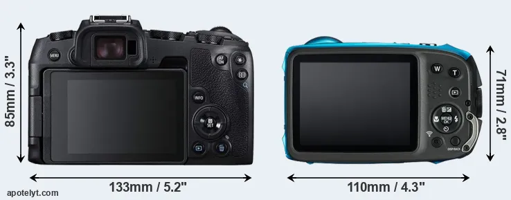 Comparison RP or XP130 rear