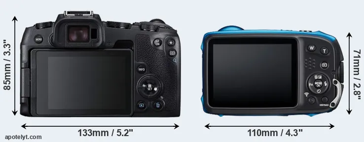 Comparison RP or XP140 rear