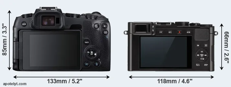 Comparison RP or D-LUX Typ 109 rear