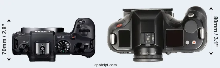 Compare RP versus S Typ 007 top