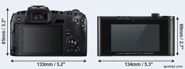 Comparison RP or TL2 rear