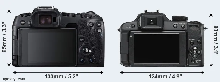 Comparison RP or V-LUX 2 rear