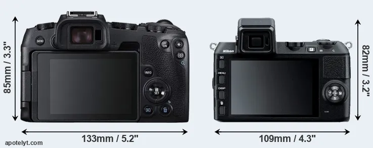 Comparison RP or V2 rear