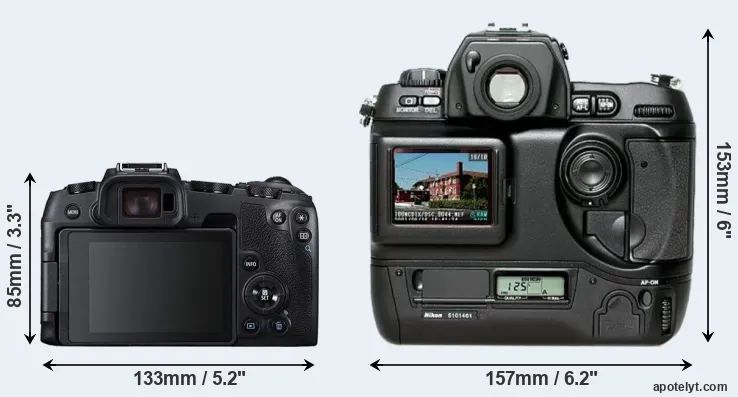 Comparison RP or D1H rear