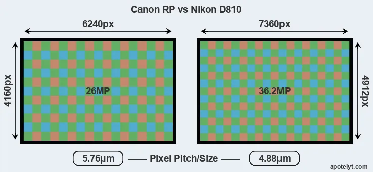RP versus D810 MP