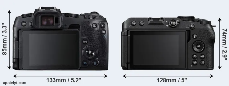 Comparison RP or Z30 rear