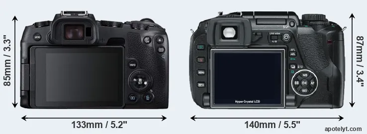 Comparison RP or E-330 rear