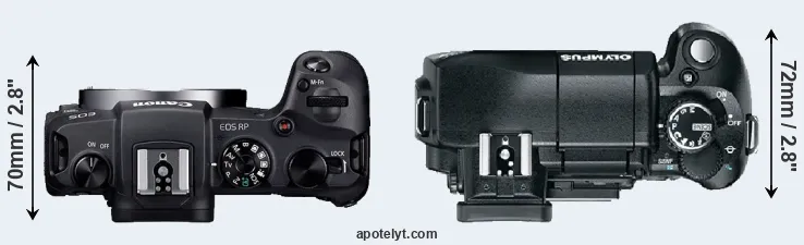 Compare RP versus E-330 top