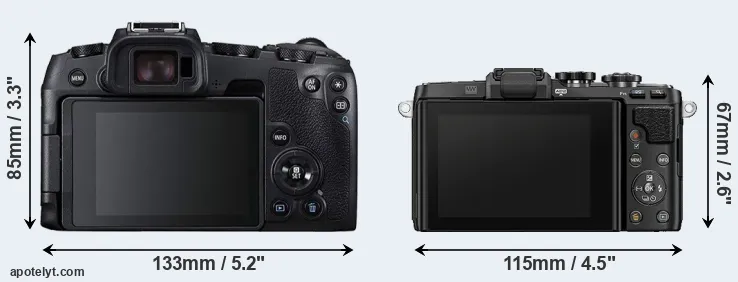 Comparison RP or E-PL7 rear