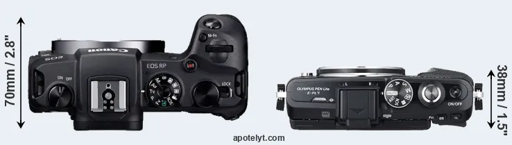 Compare RP versus E-PL7 top