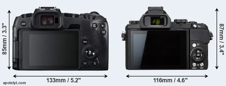 Comparison RP or Stylus 1s rear