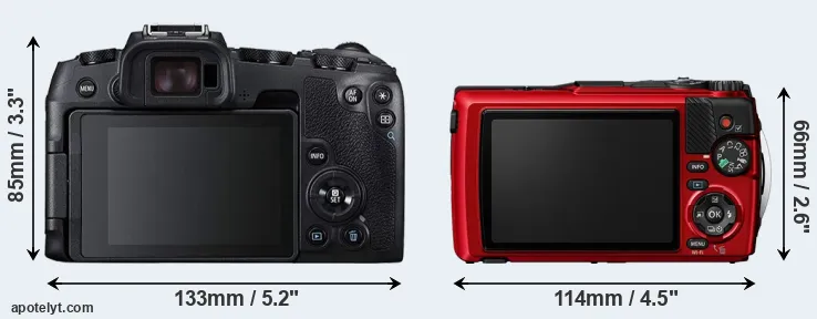 Comparison RP or TG-7 rear