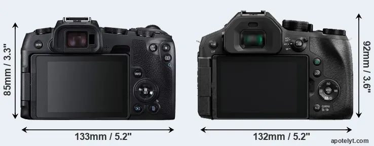 Comparison RP or FZ300 rear