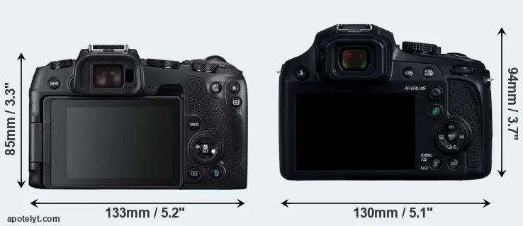Comparison RP or FZ80D rear