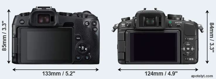 Comparison RP or G1 rear