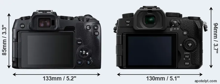 Comparison RP or G97 rear
