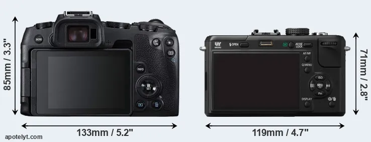 Comparison RP or GF1 rear