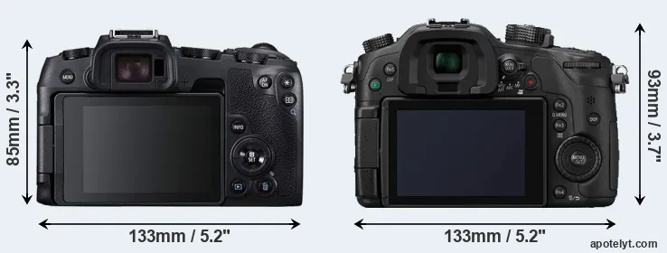 Comparison RP or GH4 rear