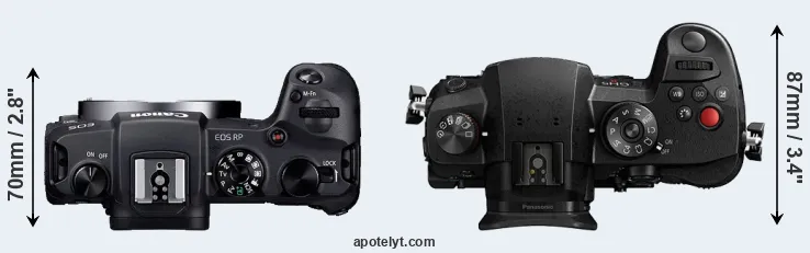 Compare RP versus GH5 II top