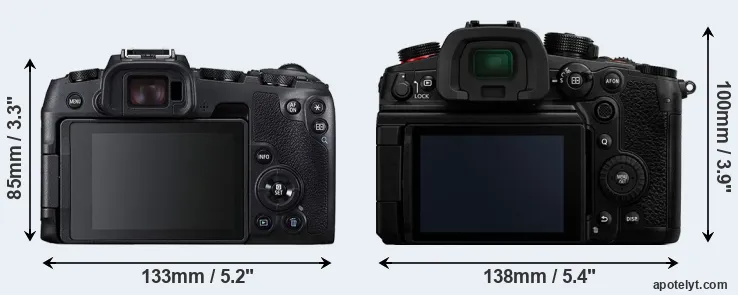 Comparison RP or GH6 rear