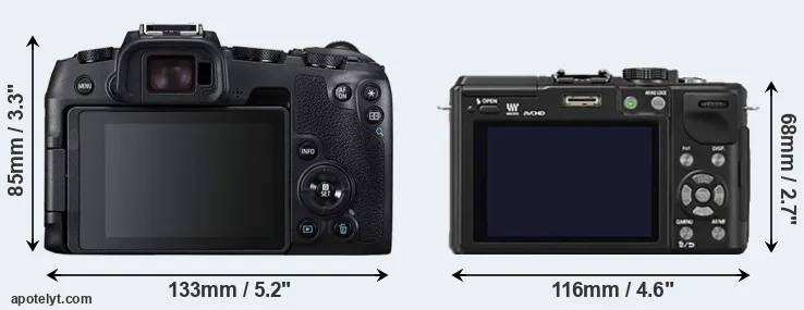 Comparison RP or GX1 rear