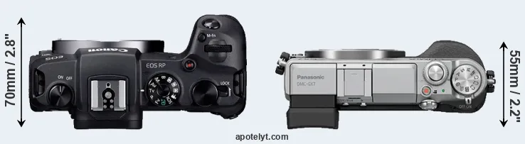 Compare RP versus GX7 top