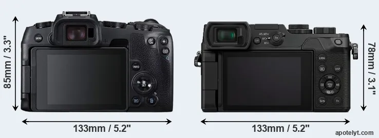 Comparison RP or GX8 rear