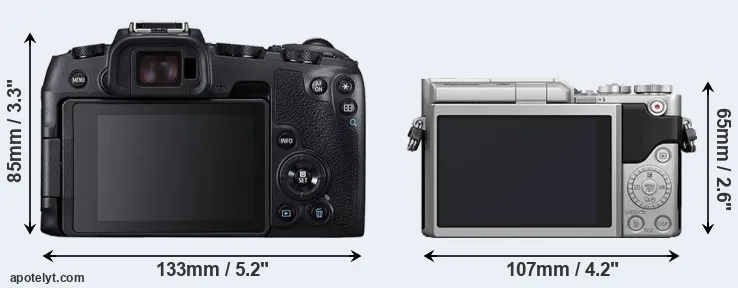 Comparison RP or GX800 rear