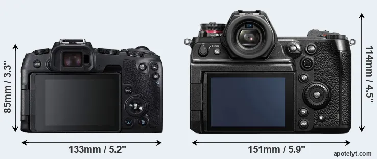 Comparison RP or S1H rear