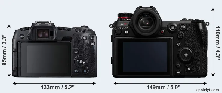 Comparison RP or S1R rear