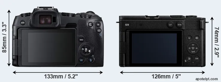 Comparison RP or S9 rear