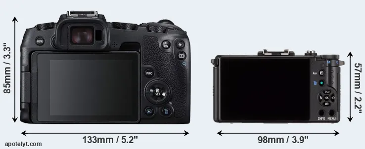 Comparison RP or Pentax Q rear