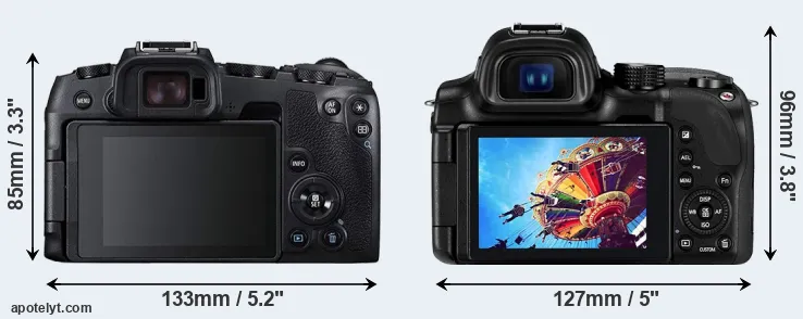 Comparison RP or NX30 rear