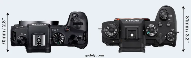 Compare RP versus A1 top