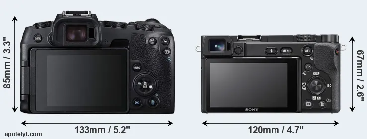 Comparison RP or A6100 rear
