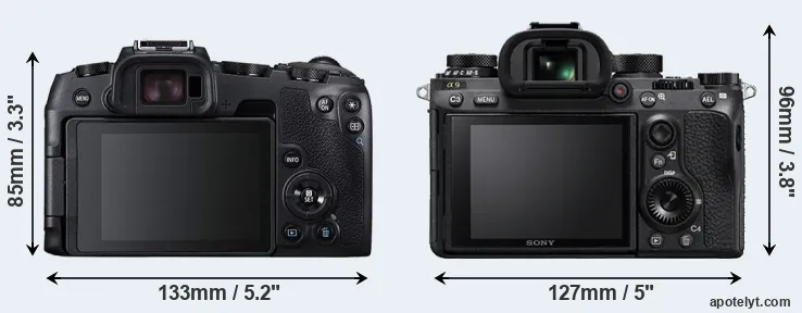 Comparison RP or A9 rear