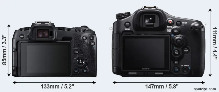 Comparison RP or A99 rear