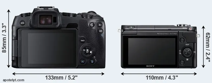 Comparison RP or NEX-3N rear