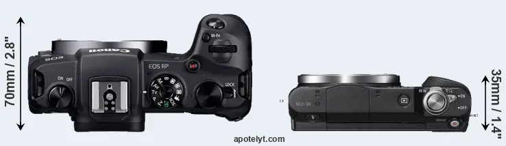 Compare RP versus NEX-3N top