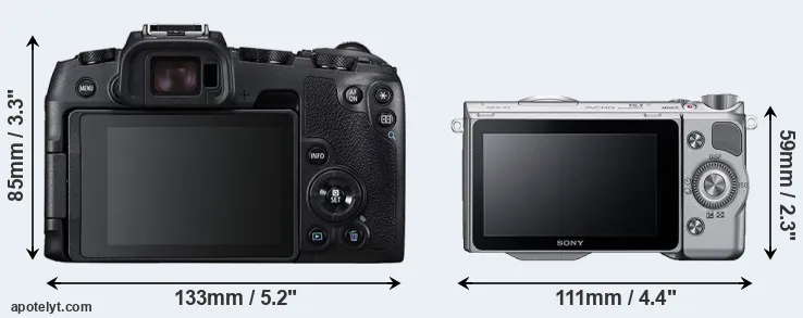 Comparison RP or NEX-5T rear