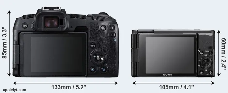 Comparison RP or ZV-1 rear