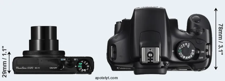 Compare S120 versus T3 top