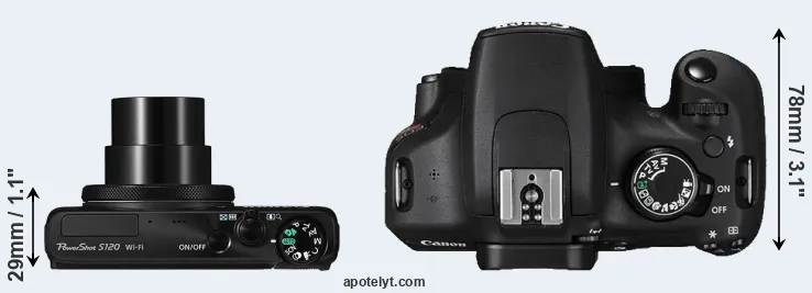 Compare S120 versus T5 top