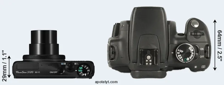 Compare S120 versus XT top